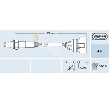 Lambda sonda FAE 77135