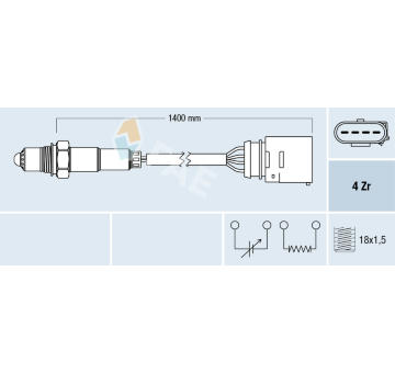 Lambda sonda FAE 77149