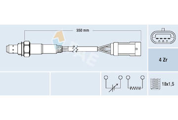 Lambda sonda FAE 77152