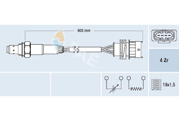 Lambda sonda FAE 77157