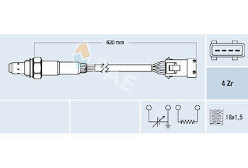 Lambda sonda FAE 77163