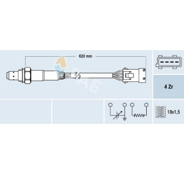 Lambda sonda FAE 77164