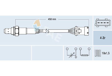 Lambda sonda FAE 77165