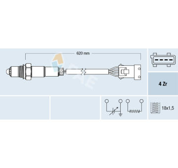 Lambda sonda FAE 77166