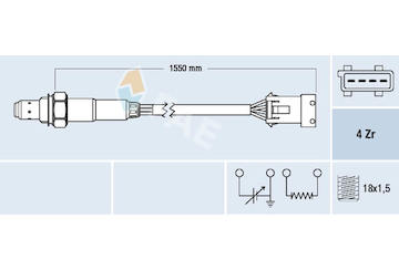 Lambda sonda FAE 77167