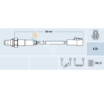 Lambda sonda FAE 77170