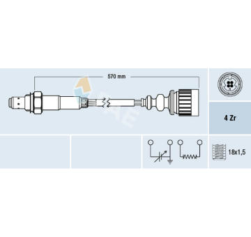 Lambda sonda FAE 77173