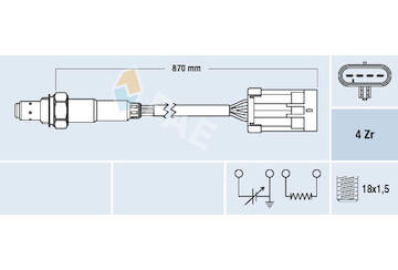 Lambda sonda FAE 77194