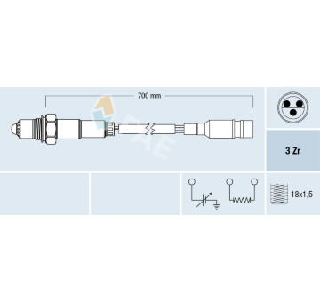 Lambda sonda FAE 77199