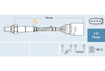 Lambda sonda FAE 77204