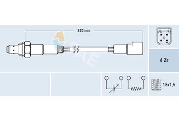 Lambda sonda FAE 77212