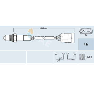 Lambda sonda FAE 77219