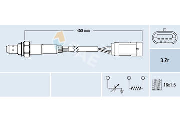 Lambda sonda FAE 77222