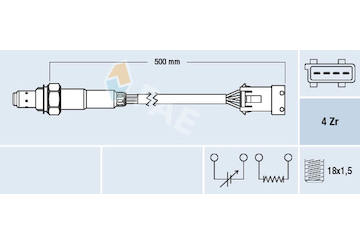 Lambda sonda FAE 77232