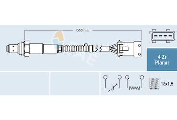 Lambda sonda FAE 77233