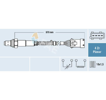 Lambda sonda FAE 77235