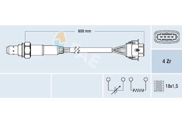 Lambda sonda FAE 77247