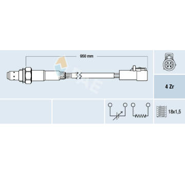 Lambda sonda FAE 77262