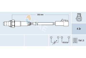 Lambda sonda FAE 77264