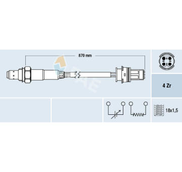 Lambda sonda FAE 77274