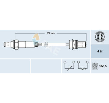 Lambda sonda FAE 77278