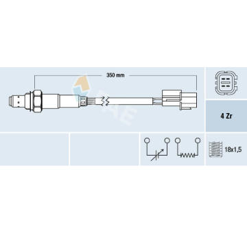 Lambda sonda FAE 77287