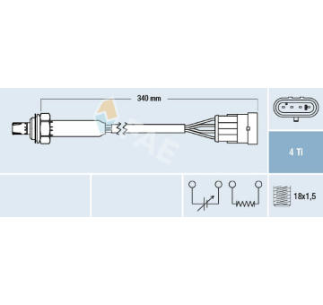 Lambda sonda FAE 77300