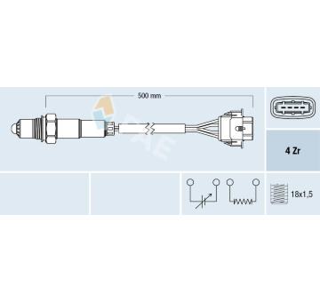 Lambda sonda FAE 77303