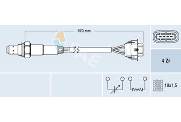 Lambda sonda FAE 77304