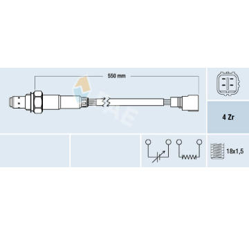 Lambda sonda FAE 77310