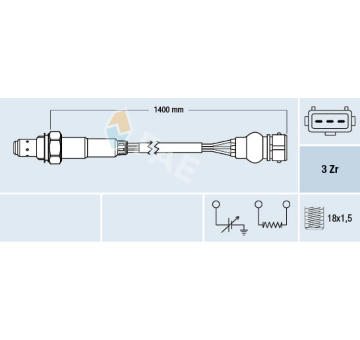 Lambda sonda FAE 77317