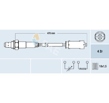 Lambda sonda FAE 77326