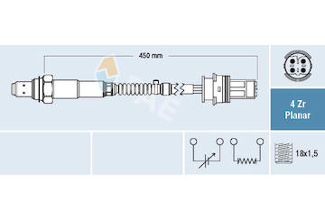 Lambda sonda FAE 77332