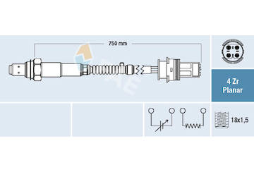 Lambda sonda FAE 77334