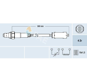 Lambda sonda FAE 77336