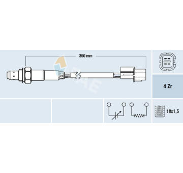Lambda sonda FAE 77343