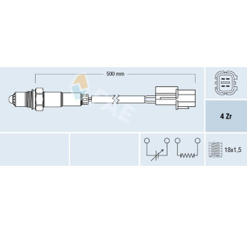 Lambda sonda FAE 77344