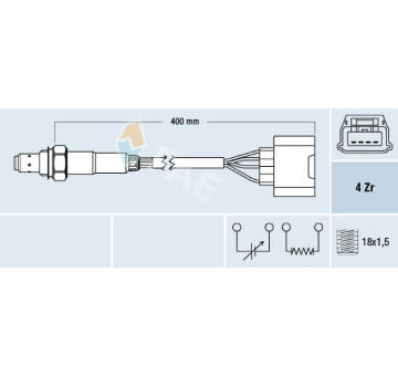 Lambda sonda FAE 77345