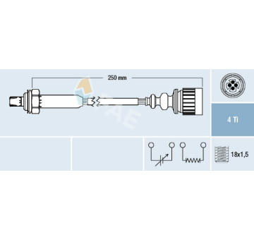 Lambda sonda FAE 77355