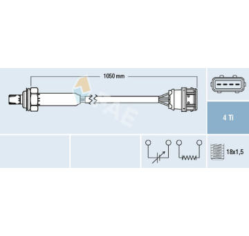 Lambda sonda FAE 77360