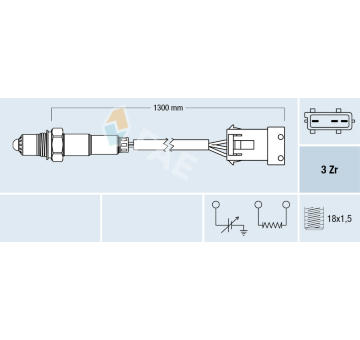 Lambda sonda FAE 77370