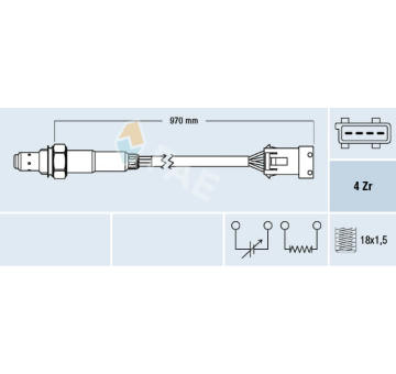 Lambda sonda FAE 77372