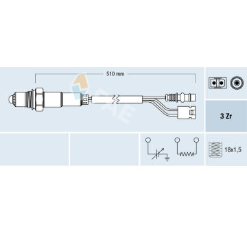 Lambda sonda FAE 77377