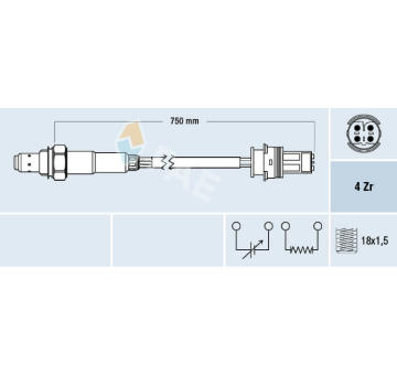 Lambda sonda FAE 77386