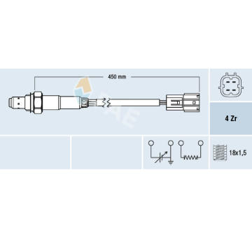 Lambda sonda FAE 77394