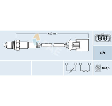 Lambda sonda FAE 77396