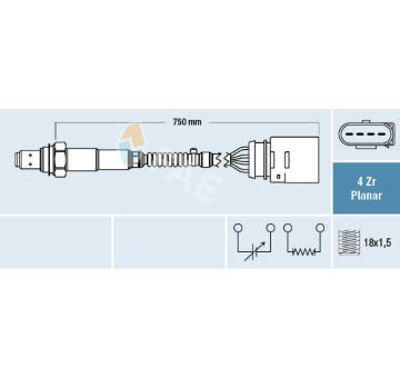 Lambda sonda FAE 77405