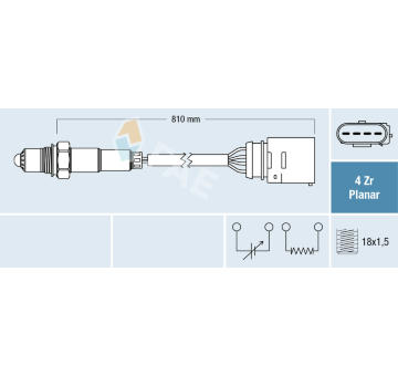 Lambda sonda FAE 77406