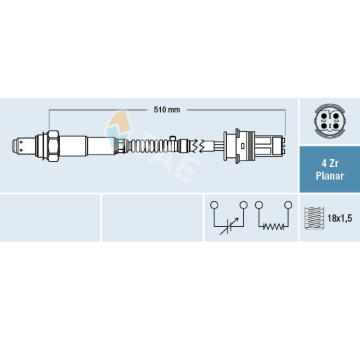 Lambda sonda FAE 77408