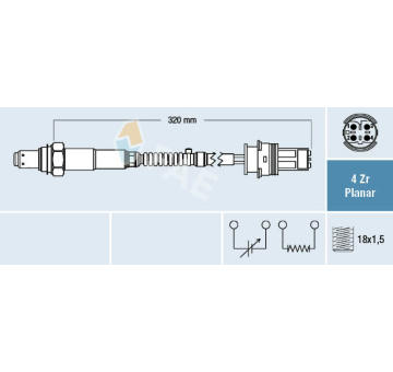 Lambda sonda FAE 77409